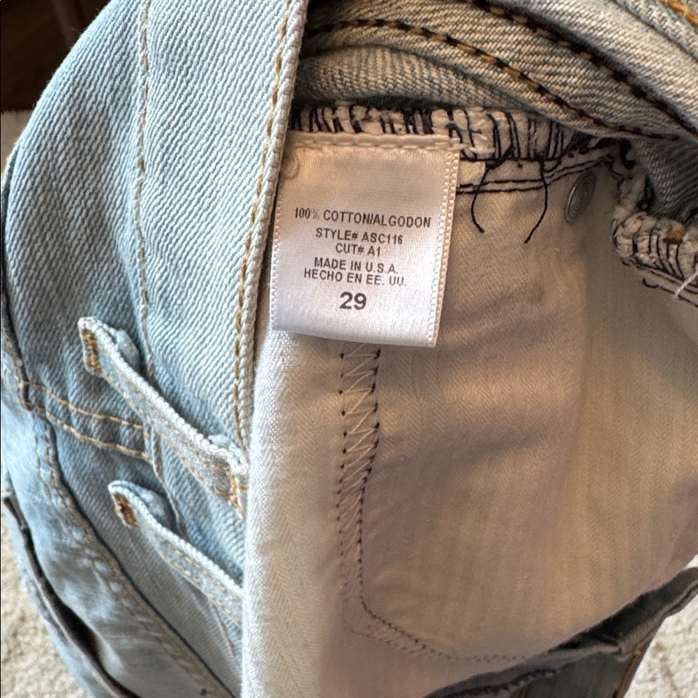 Angry Rabbit Distressed Jeans - Size 29 - Picture 4 of 5